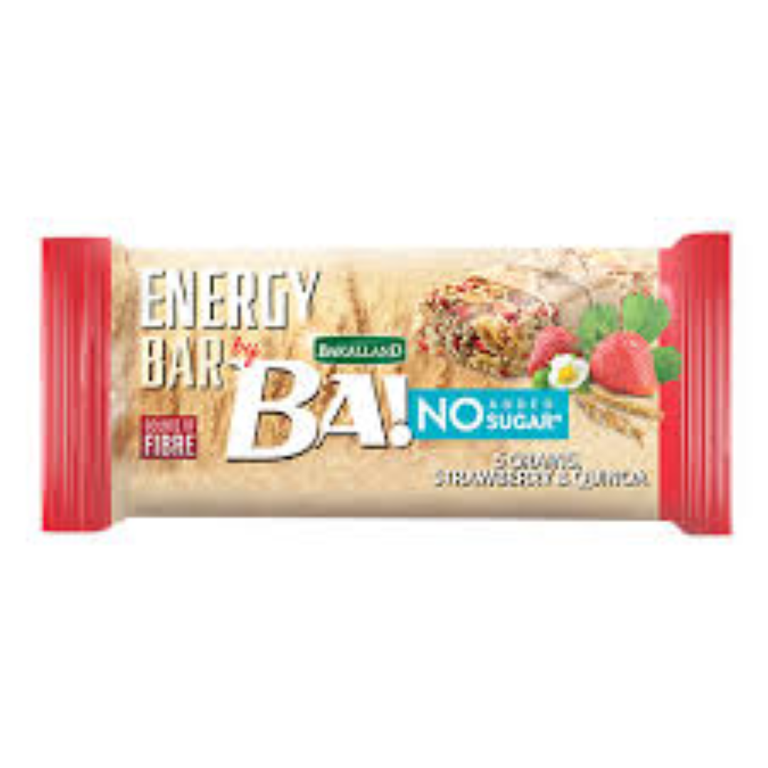 BAKALLAND BA BAR NS STRAWBERRY & QUINOA 30G